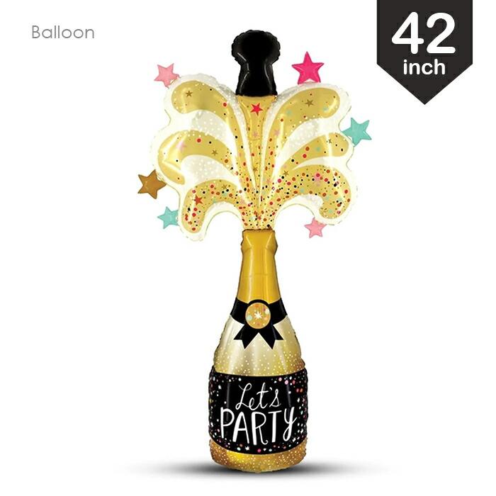 シャンパンボトル バルーン 飾り付け 撮影小物 パーティーグッズ