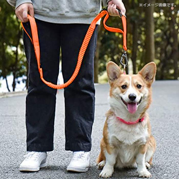 リード 犬用 伸縮性 犬リード ロープ 犬用品 ダブルハンドル シート