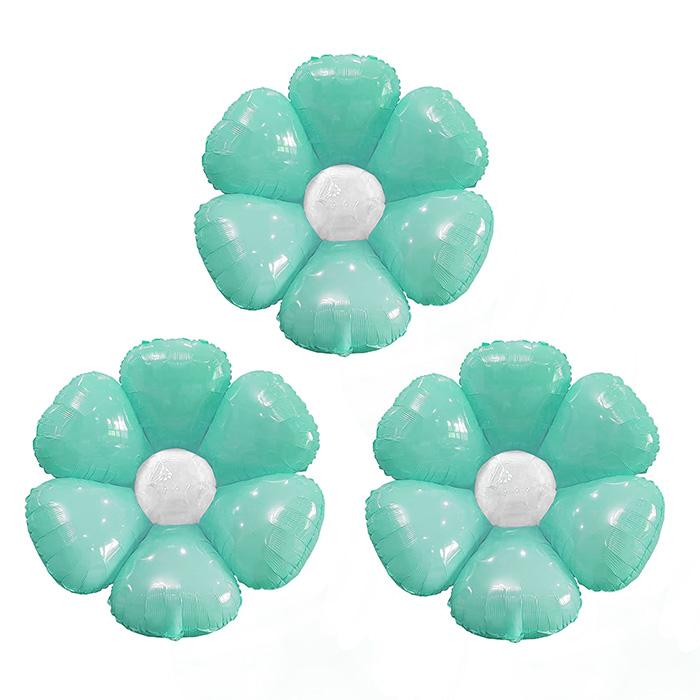 花バルーン 風船 デイジー 花 3枚セット ビッグサイズ フラワー