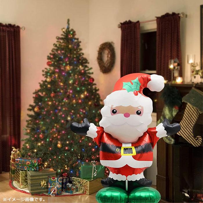 バルーン クリスマス 飾り サンタクロース スタンディングバルーン 