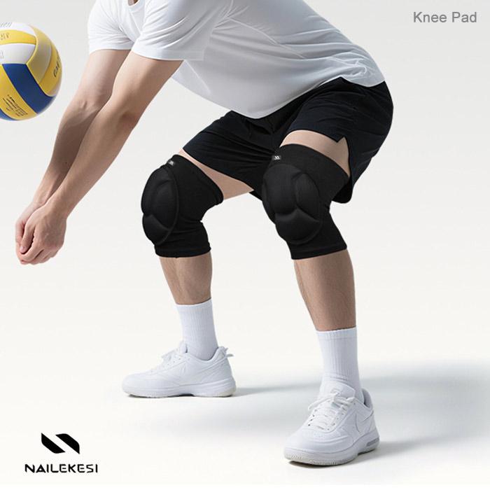 NAILEKESI 膝パッド 両足用 メッシュ ニーパッド スポーツ 膝