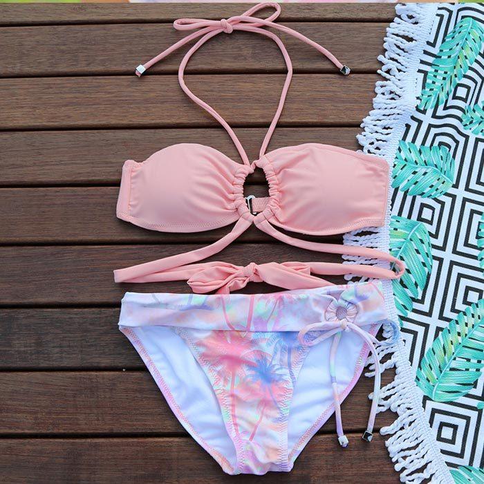 水着 レディース ビキニ 上下セット オシャレ セクシー バンドゥビキニ