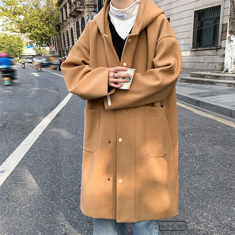 Pコート メンズ ゆったり ロングコート 秋冬 フード付き お兄系 カッコイイ 防風防寒 スプリングコート Nmjk168 Niuniutop 通販 Yahoo ショッピング