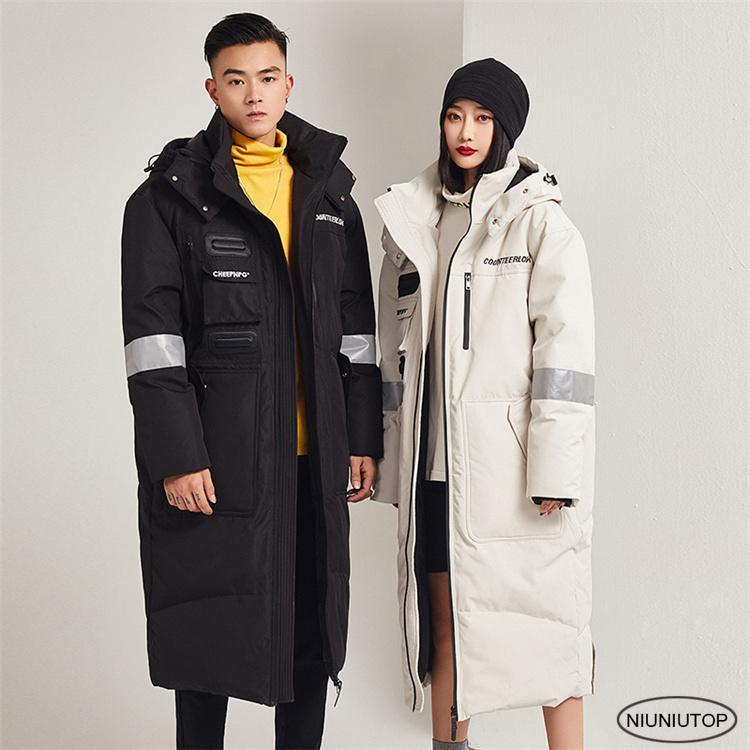 ダウンコート 超ロングコート メンズ 冬物 防寒着 ファッション ビジネスコート メンズアウター 厚手 コート