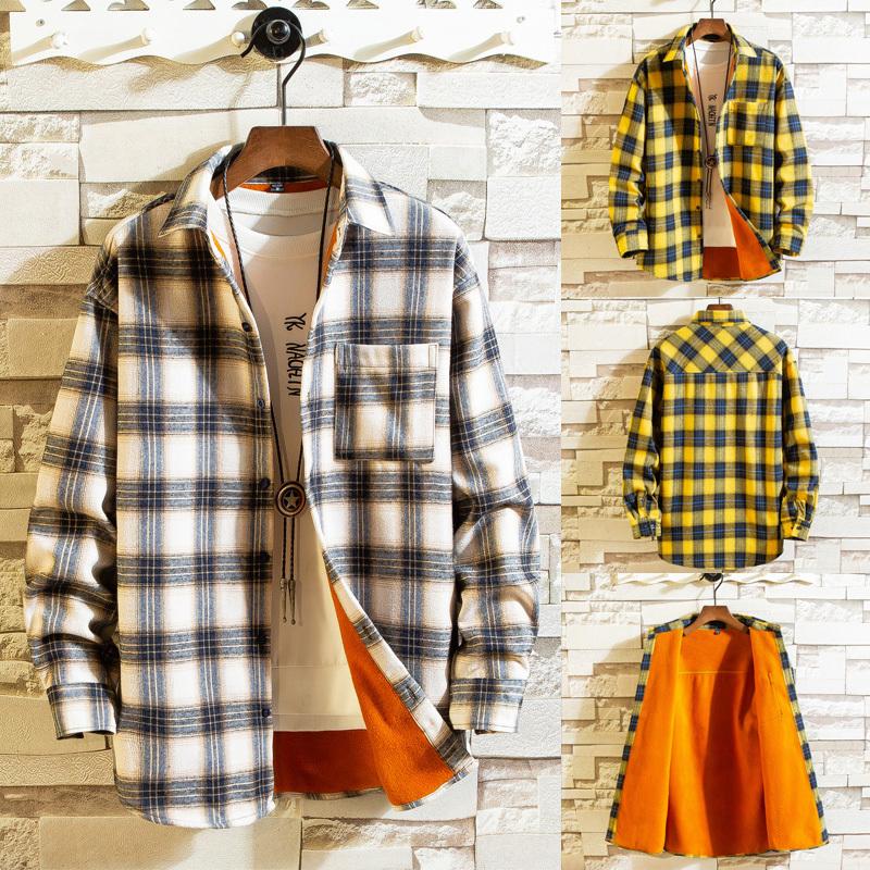 チェックシャツ メンズ 裏起毛 厚手 黄色シャツ チェックネルシャツ 長袖シャツ 暖かい アメカジ 冬用 冬服 メンズファッション Rsh3 Niuniutop 通販 Yahoo ショッピング