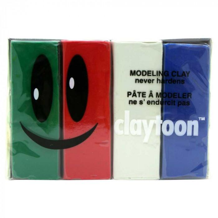 MODELING CLAY(モデリングクレイ) claytoon(クレイトーン) カラー油粘土 4色組(ホリデー) 1Pound 3個セット  :1549515:Niveau 2 - 通販 - Yahoo!ショッピング