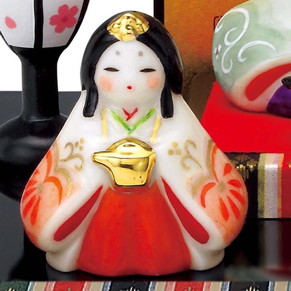 内祝い 父の日 お返し 雛人形 ひな人形 おしゃれ 瀬戸焼 薬師窯 染絵弥生飾り雛 平飾り Y 2586 ギフト専門店 生活クラフトにわ 通販 Yahoo ショッピング