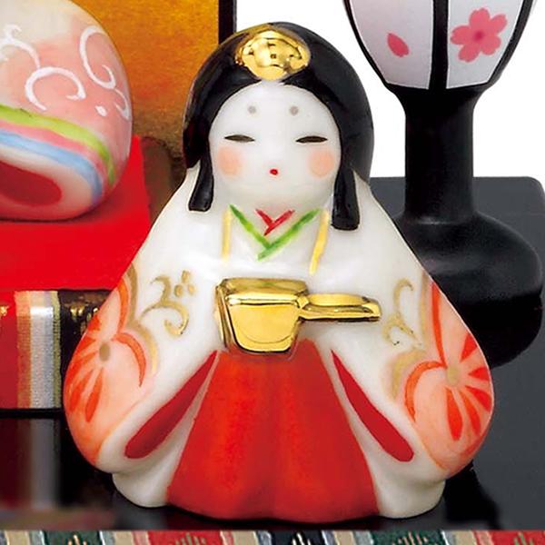 内祝い 父の日 お返し 雛人形 ひな人形 おしゃれ 瀬戸焼 薬師窯 染絵弥生飾り雛 平飾り Y 2586 ギフト専門店 生活クラフトにわ 通販 Yahoo ショッピング