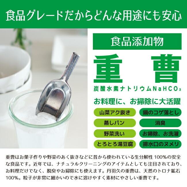 重曹 2kg 食用 重曹 無添加 シリンゴル 食品添加物 キッチン お掃除 コゲ落とし 油汚れ 消臭 料理 自然派クリーナーと消臭の丹羽久 通販 Yahoo ショッピング