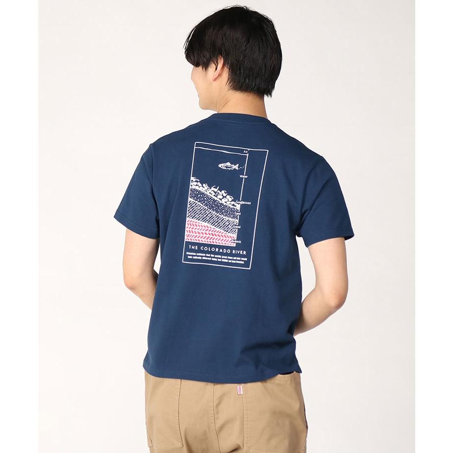 チャムス Ｔシャツ チャムスクリーンリバーTシャツ CHUMS Clean River T-Shirt ネイビー CH01-2350 M L XL チャムス正規品 キャンプ アウトドア 2024春夏｜niwasports｜04