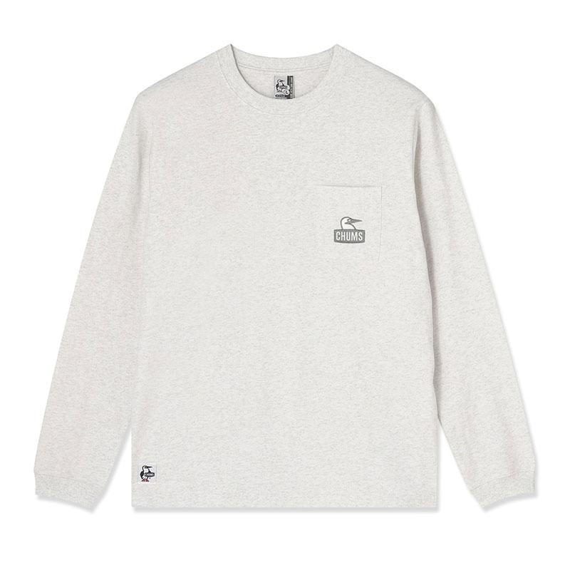 CHUMS ブービーフェイスポケットブラッシュドロングスリーブTシャツ 6