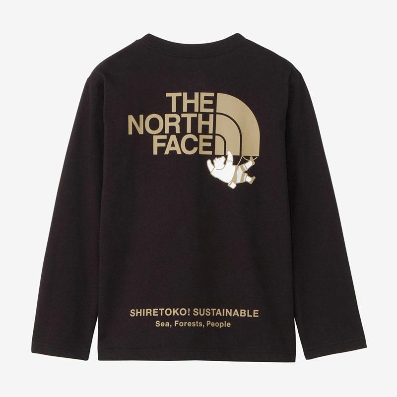 ノースフェイス キッズ 長袖 Tシャツ 子供 ロングスリーブシレトコトコ 