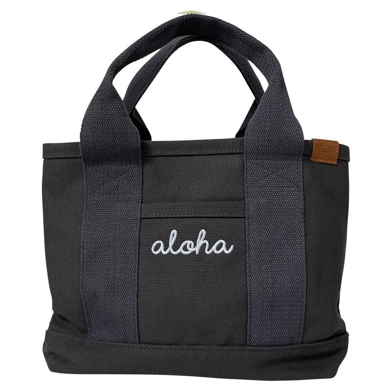 トートバッグ ハワイ アロハ pakuna プカナ キャンバスミニトート バッグ ブラック 可愛い おしゃれ 弁当 エコバッグ 散歩 pubg ...