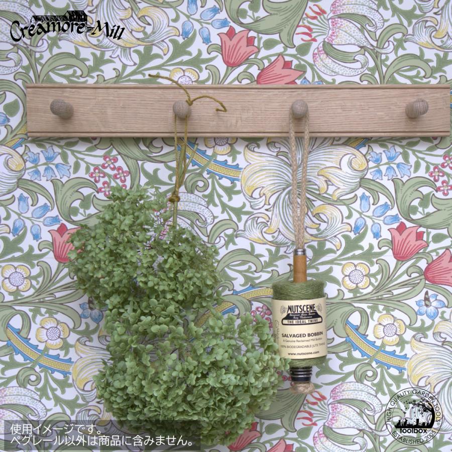 壁掛けフック 英国 Creamore Mill クレモアミル 「Shaker Peg Rail Oak