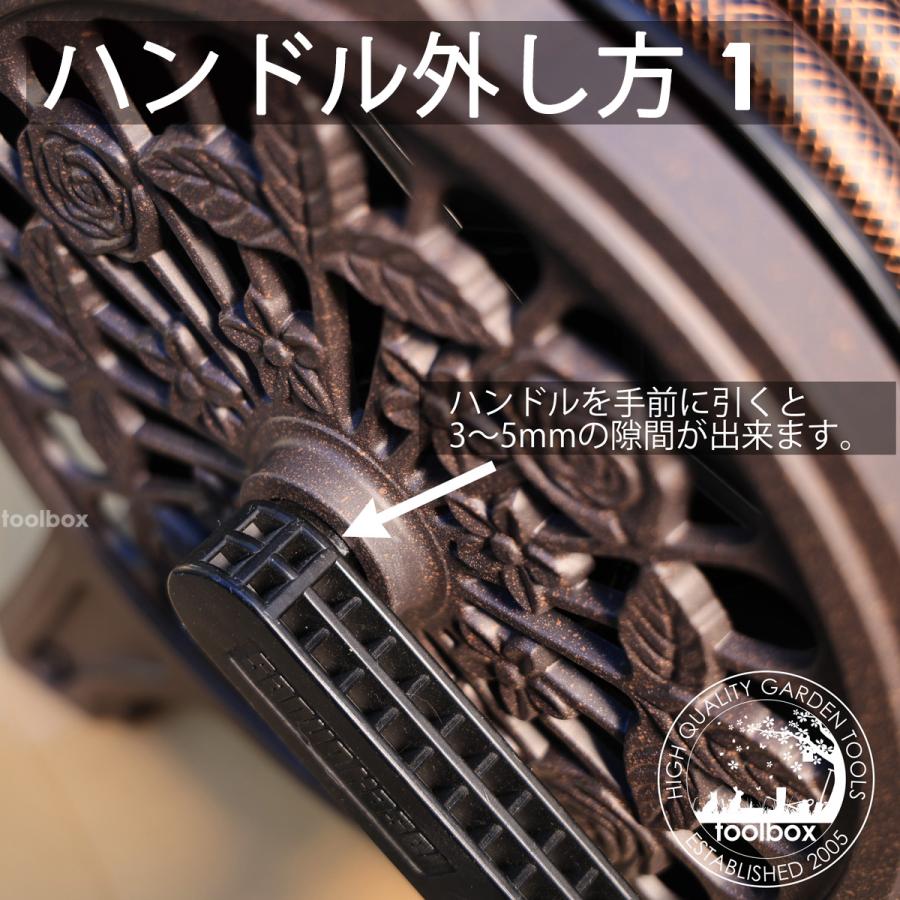 ホースリール用部品 三洋化成【交換 ハンドル】ブロンズリール