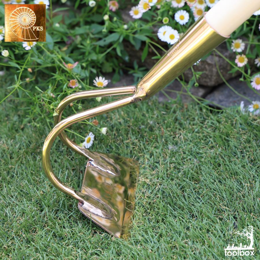 くわ PKS BRONZE-065 Draw Hoe「Sabik」銅 ガーデニングツール 鍬 耕す