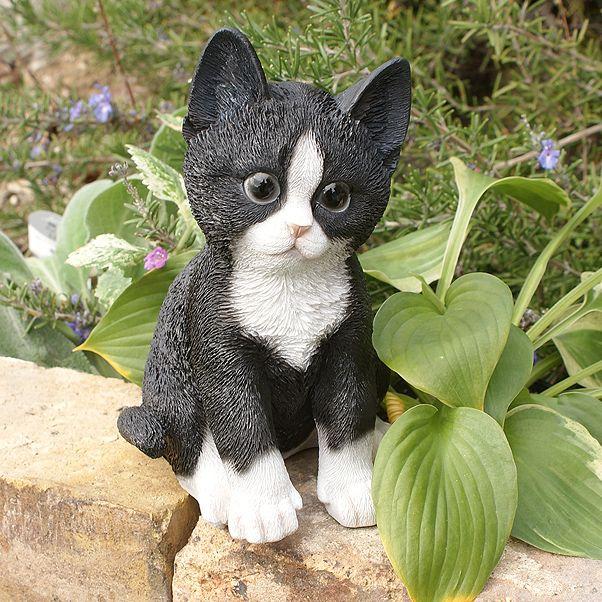 おすわり子猫のガーデンオーナメント 八割れ子猫 置物 オーナメント 庭 かわいい 動物 オブジェ ガーデニング 飾り Nog 35 庭雑貨ドットコム 通販 Yahoo ショッピング