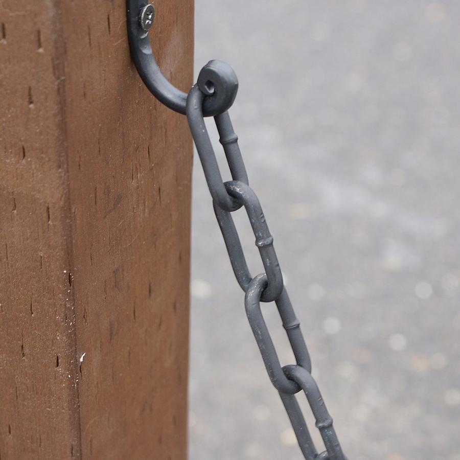 チェーンスタンド おしゃれ チェーンスタンド 2段 駐車場 ポール 進入禁止 ポール バリケード おしゃれ 木製 ナチュラル 庭 玄関 駐車場 境界 門扉 4本組 |  | 02