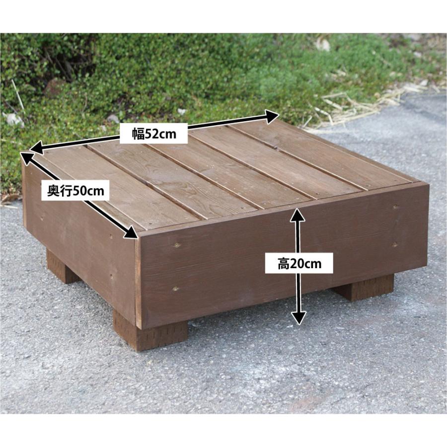 縁台 ベンチ 踏み台 幅150cm オーダー可 ブラウン 茶色 手作り 木製