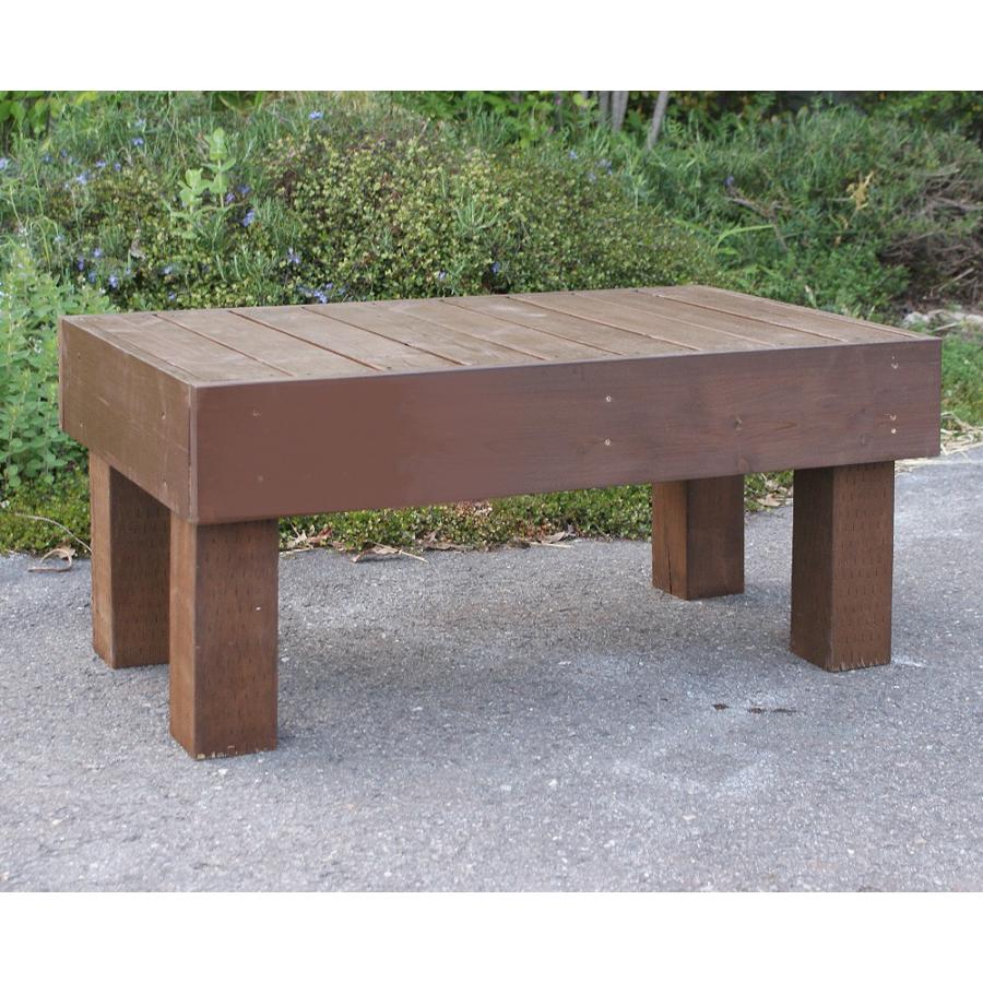 9㎝角脚ナチュラルウッドローテーブル・ベンチ［玄関　縁台　キッズテーブル］ 9㎝角脚ナチュラルウッドローテーブル・ベンチ［玄関 縁台