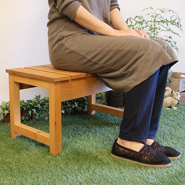 縁台ベンチ 手作り 木製 フラワースタンド プランター 鉢置き台