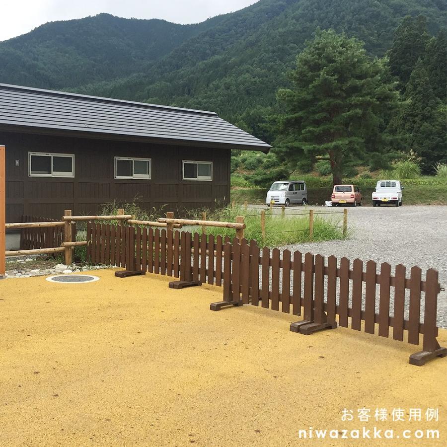 ピケットフェンス ガーデンフェンス 木製 フェンス おしゃれ 柵 フェンス 屋外 外構 幅150cm 高さ80cm 置くだけ 庭 玄関 駐車場 洋風 飛び出し防止 2セット |  | 16