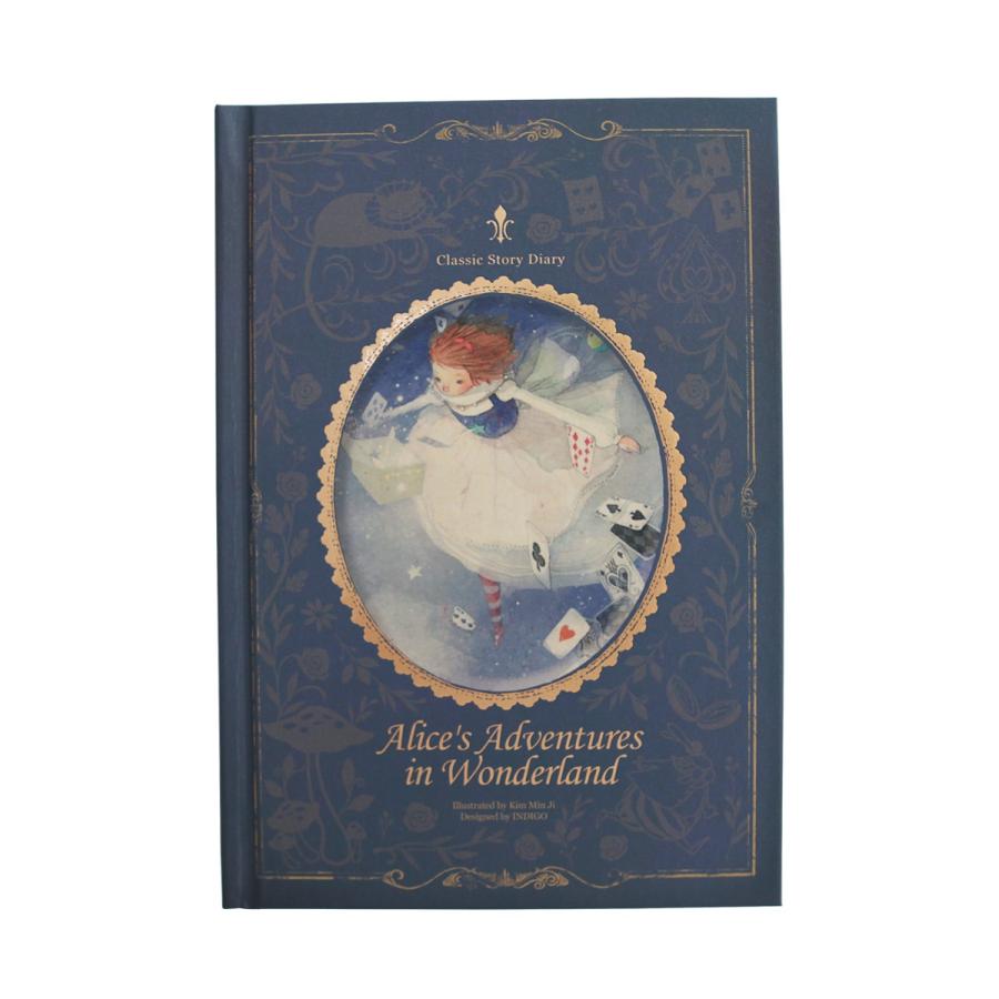 万年型 18 ハードカバー ダイアリー 不思議の国のアリス イラスト キム ミンジ ビンテージデザイン Classic Story Diary 輸入品 18diaryalice にゃんたろうず Niyanta Rose 通販 Yahoo ショッピング