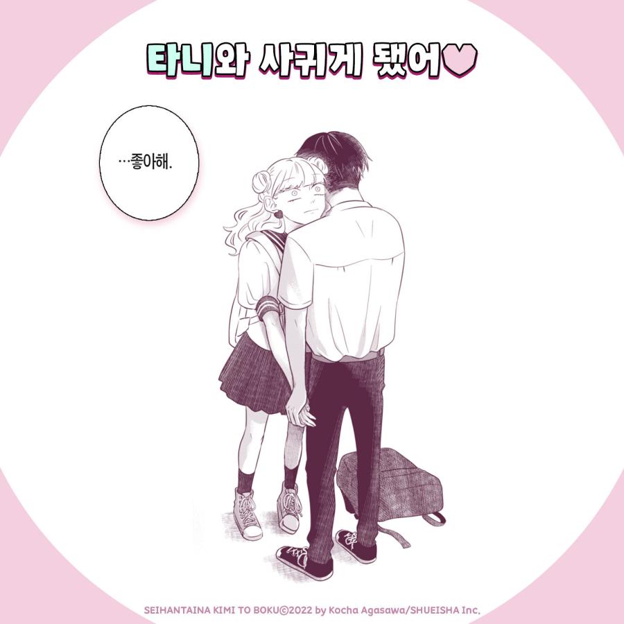 韓国語 まんが 『正反対な君と僕(1)』 著：阿賀沢紅茶(韓国版