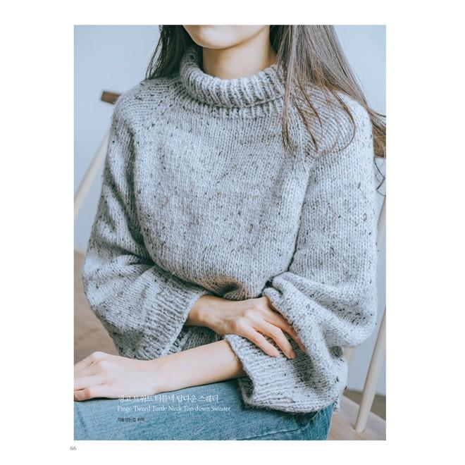 韓国語 手芸 『かんたんに編めるトップダウンニット』 - 首から下へ編