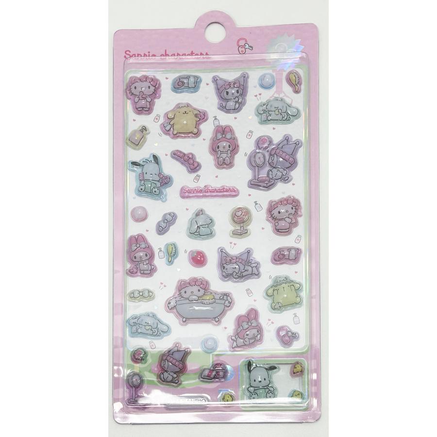 韓国 輸入 グッズ『3D サンリオキャラクター STICKER：サンリオ湯