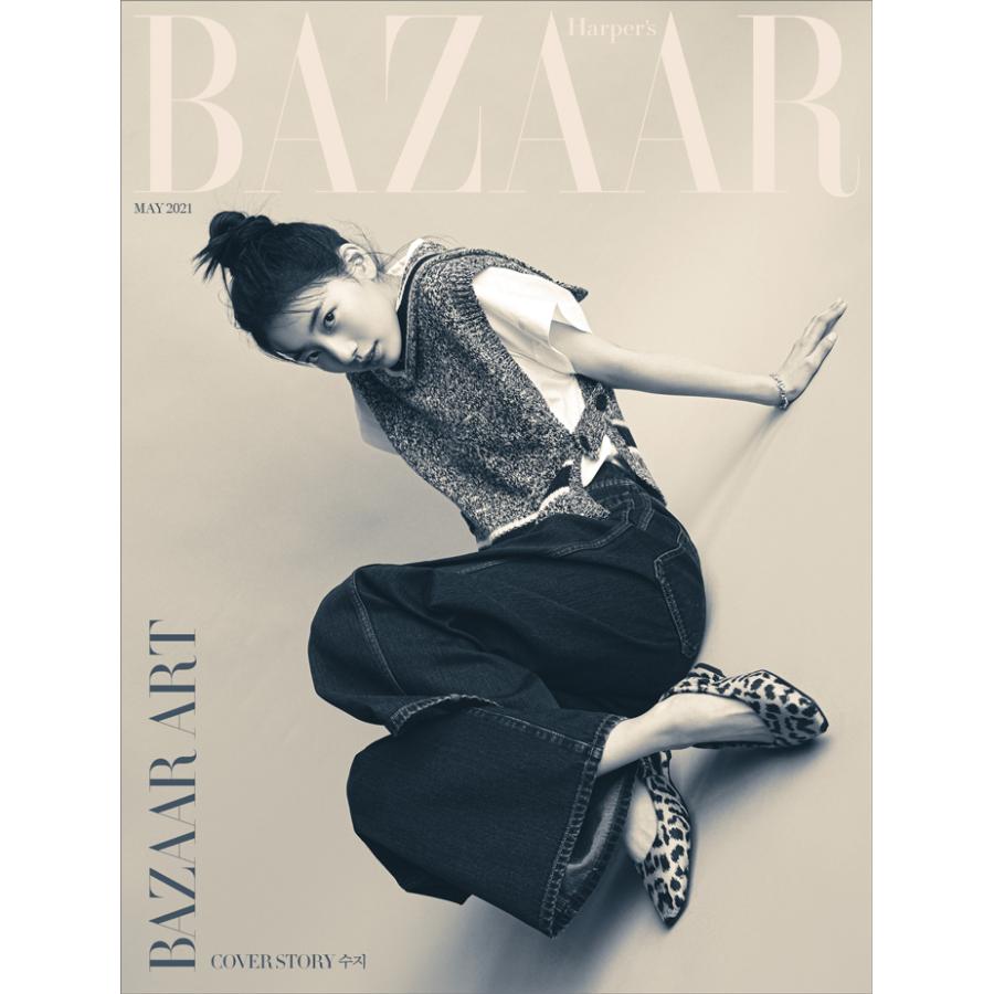 韓国 雑誌 Bazaar バザー 21年 5月号 スジ表紙 Aタイプ イ ソンギョン ジョンウン ジュン ヒョリ Got7のジャクソン チョンハ記事