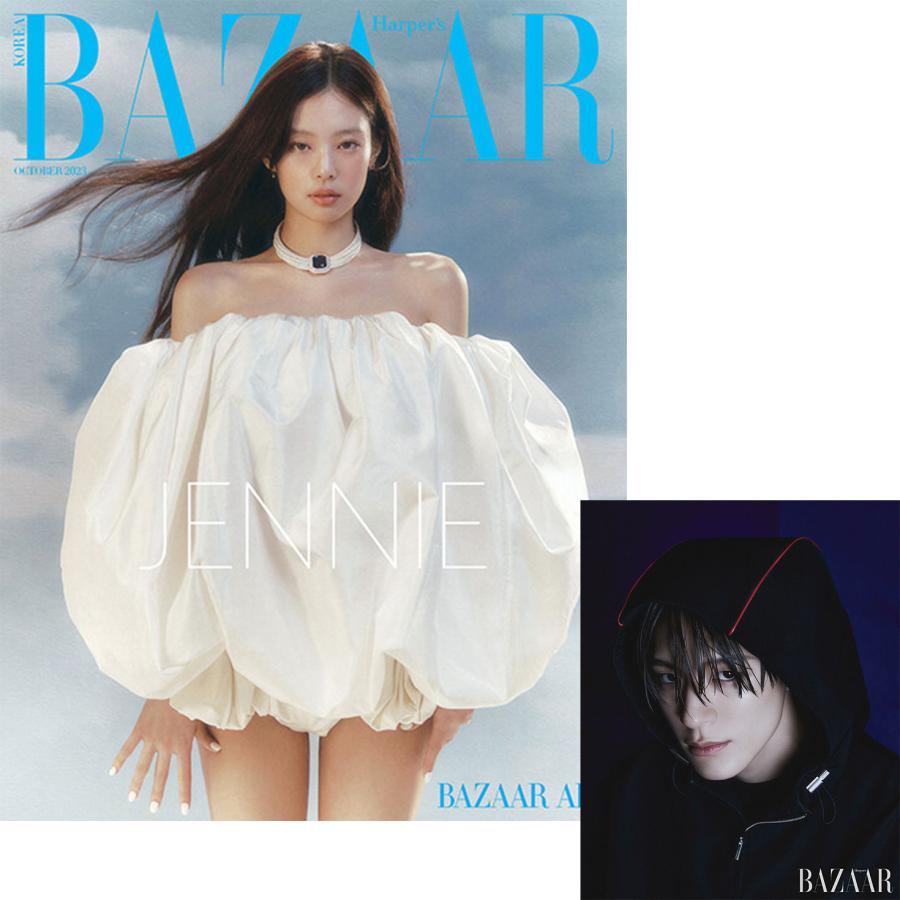 ☆特価☆NCTジェノ別冊付録付き☆韓国 雑誌 BAZAAR (バザー) 2023年 10