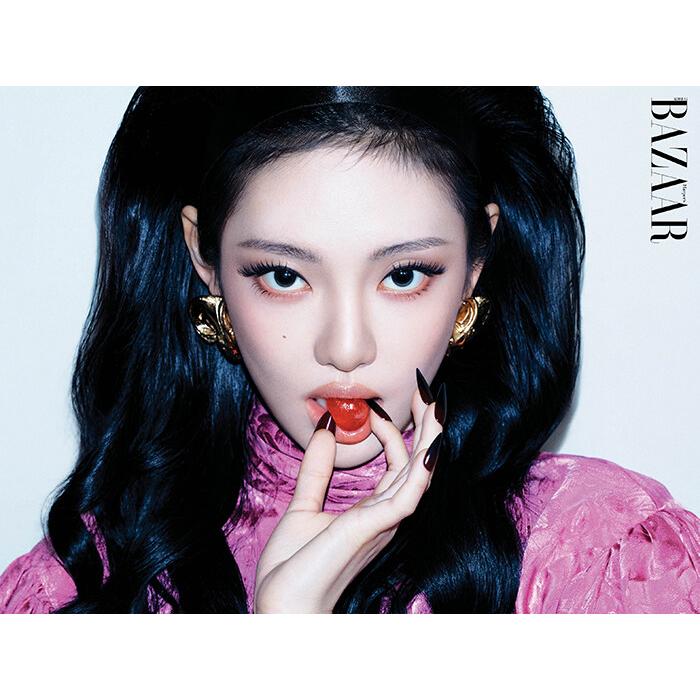 付録ポスター1種] 韓国 雑誌 BAZAAR (バザー) 2025年 11月号 (aespaの