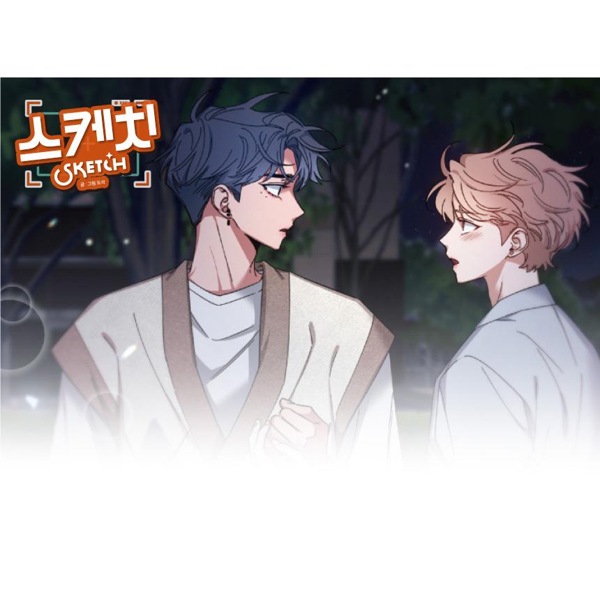 韓国 コミック グッズ『彼らのスケッチ フォトカード 2種セット（10