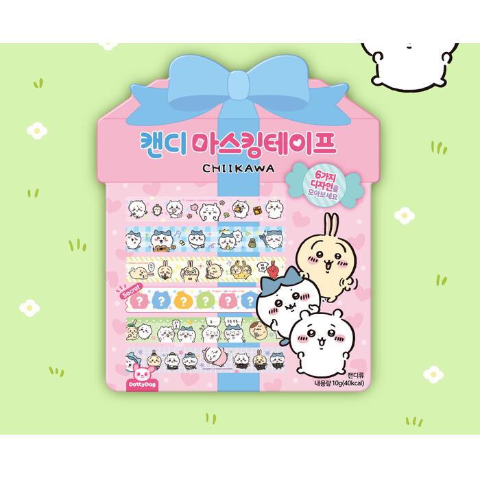 韓国 グッズ『ちいかわ キャンディー マスキングテープ（6種類から