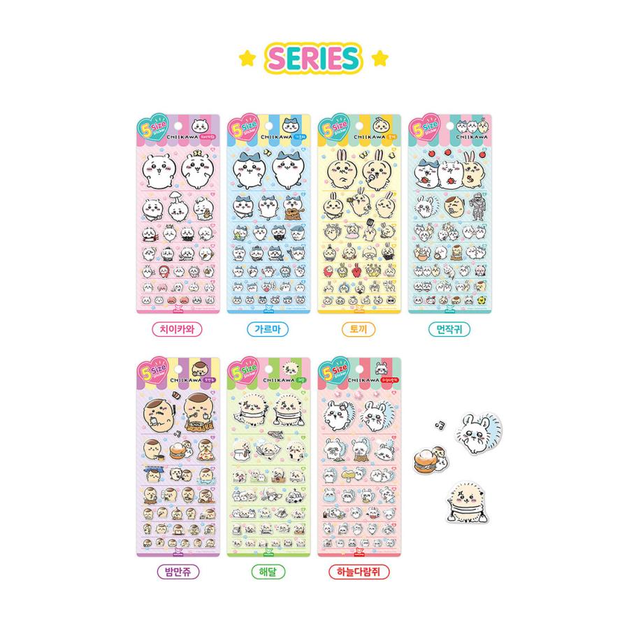 韓国版 グッズ『ちいかわ 5サイズ ステッカー：ラッコ』 : にゃん