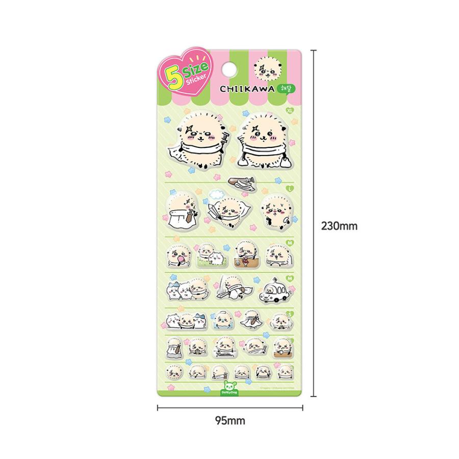 韓国版 グッズ『ちいかわ 5サイズ ステッカー：ラッコ』 : にゃん