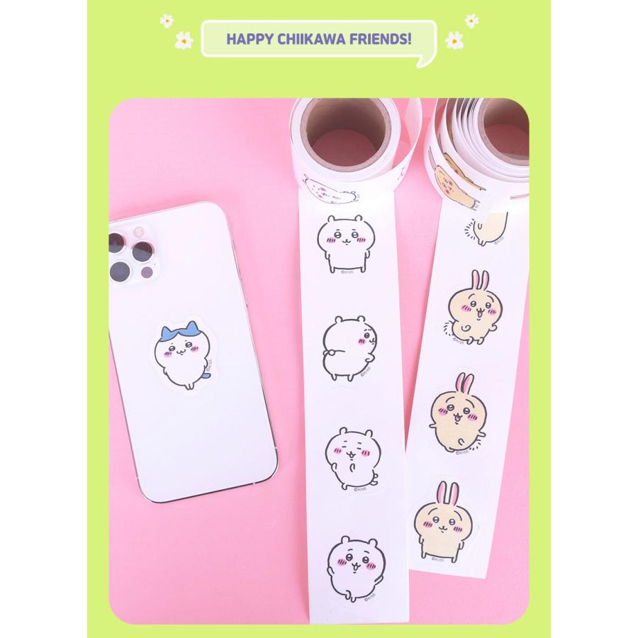 韓国版 グッズ『ちいかわ キャラクター ロールステッカー (3種類から一