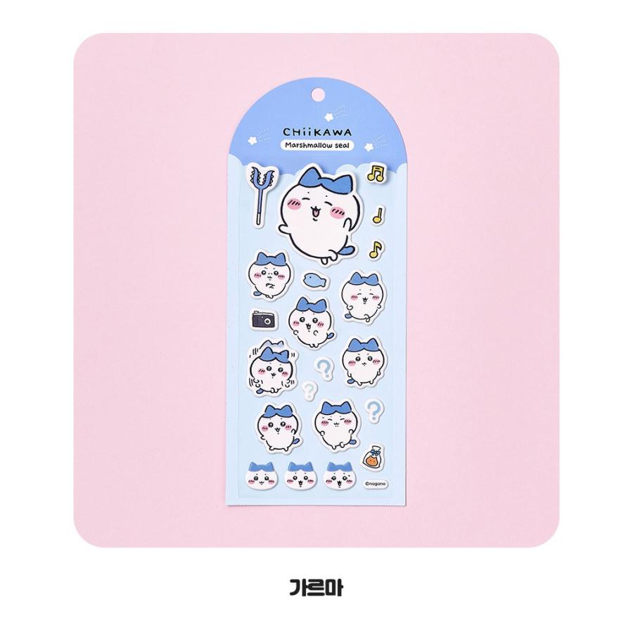 韓国 コミック グッズ『ちいかわ マシュマロ ステッカー（3種類から一