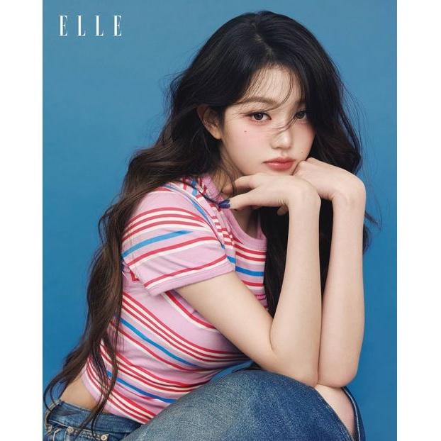 中国雑誌 ELLE Hong Kong 2025年 5月号 別冊 (IVEのチャン・ウォニョン