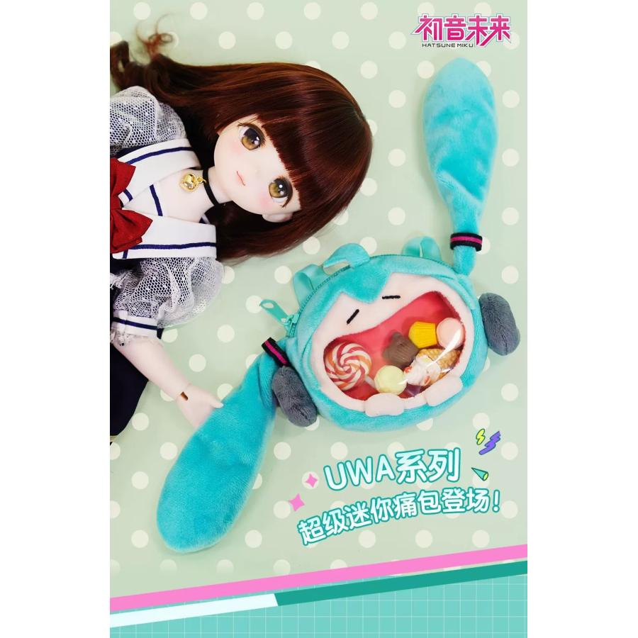 中国 キャラクター グッズ『初音ミク ぬいぐるみ風 ミニ痛バッグ