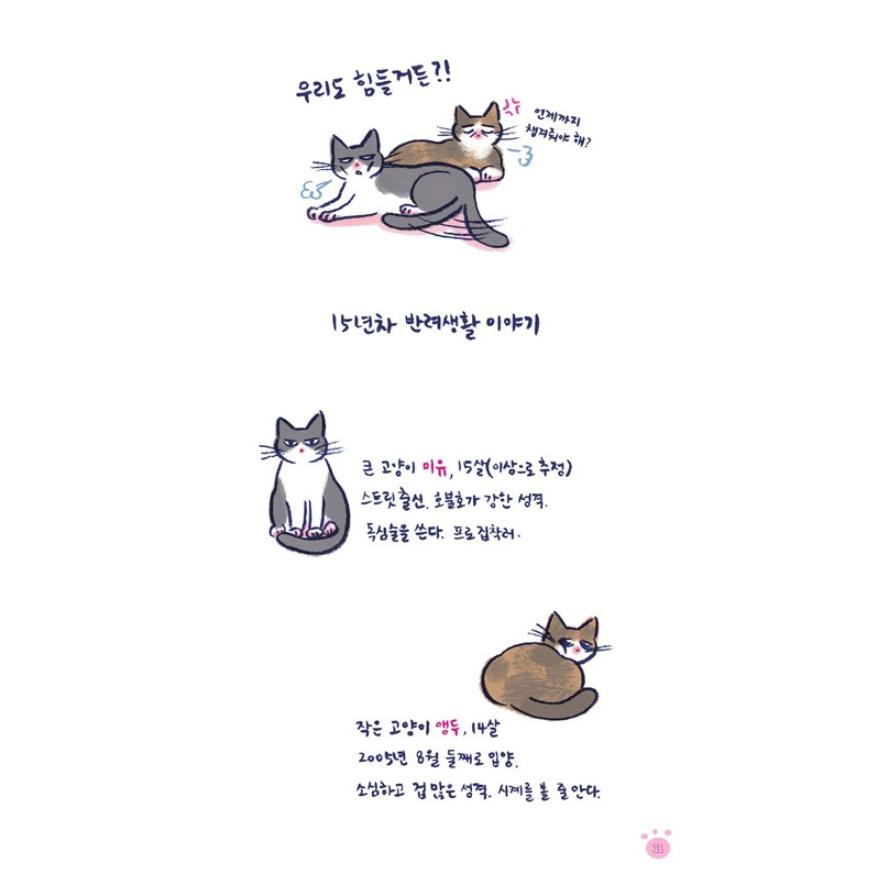 韓国語 マンガ 『わが家のご老猫さま（みょるしん・お年寄りネコ・ご隠猫）』 著：SOON｜niyantarose｜10