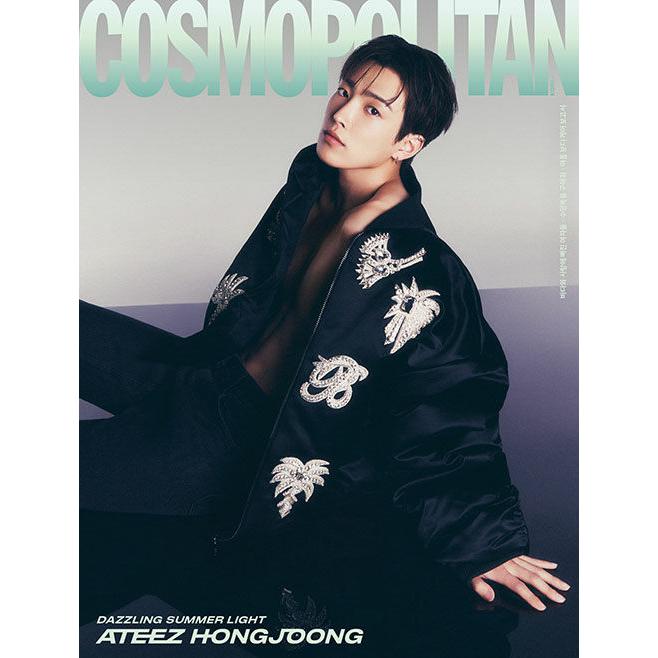 韓国 雑誌 COSMOPOLITAN 2024年 7月号 (ATEEZのホンジュン(HONGJOONG