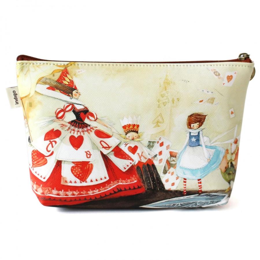 ふしぎの国のアリス イラスト ポーチ コスメ ケース ブラウン190 115 40 Mm 直輸入品 イラスト キム ミンジ Cspchaliceb にゃんたろうず Niyanta Rose 通販 Yahoo ショッピング
