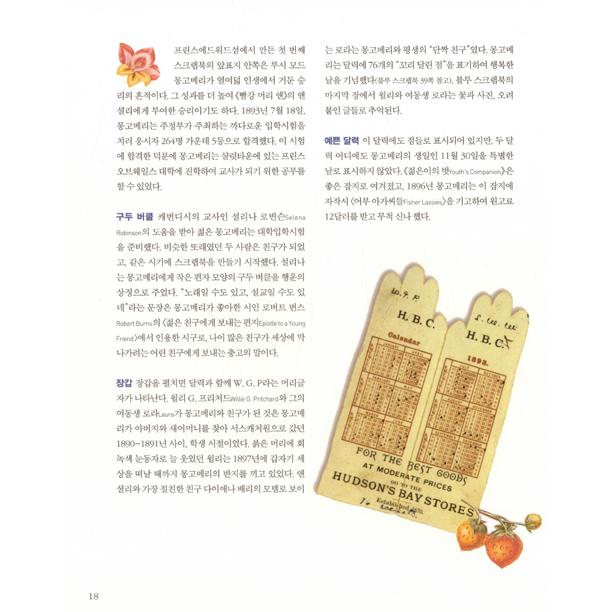 韓国語 書籍『L.M.モンゴメリの赤毛のアン スクラップブック』赤毛の