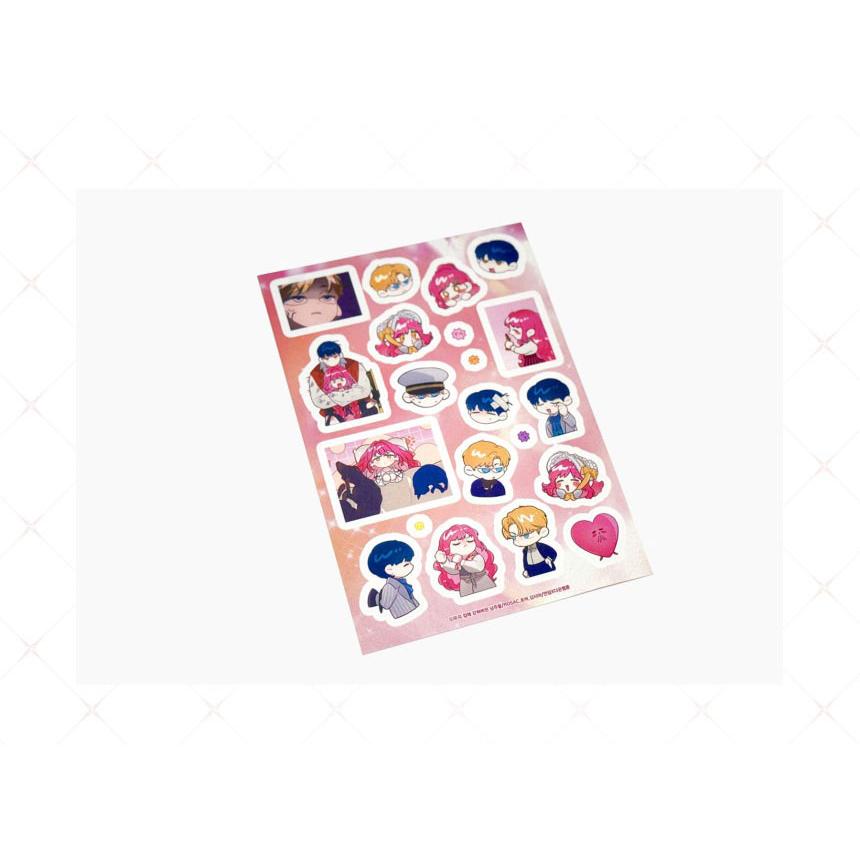 【(ひま)】Man ON グッズセット アクスタ ステッカー 韓国 コミック グッズ『うちに閉じ込められた男主人公たち ステッカー