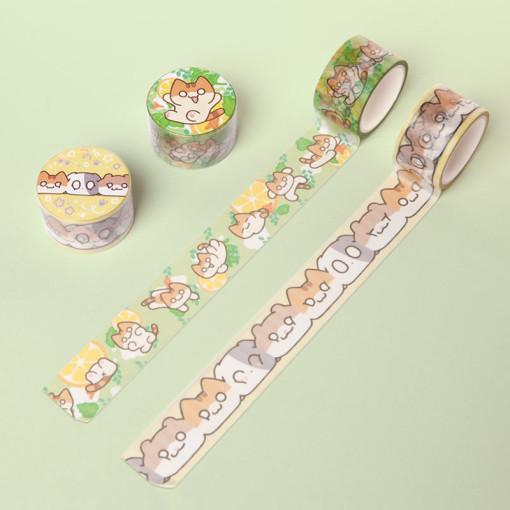 韓国 コミック グッズ『地球の主人は猫にゃん マスキングテープ（2種類