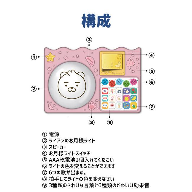 韓国語 幼児CDブック『カカオリトルフレンズ サウンド トイ ブック
