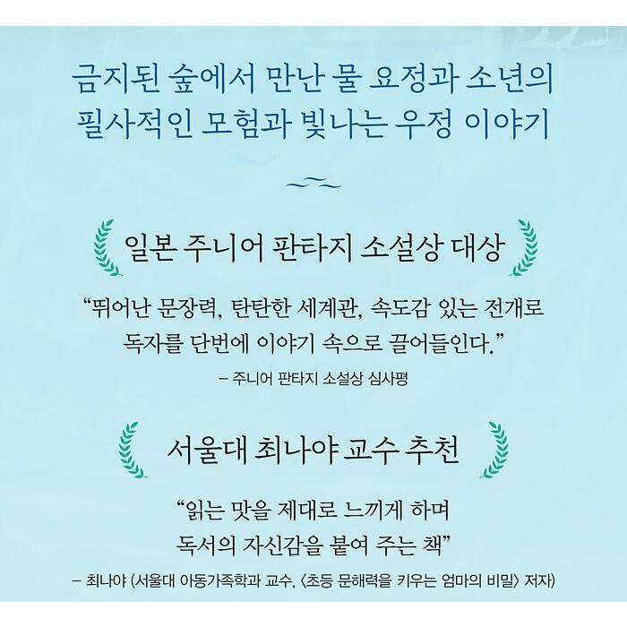 韓国語 小説・童話『水妖の森』 著:廣嶋玲子(韓国版 韓国語 小説・童話『水妖の森』 著:廣嶋玲子(韓国版
