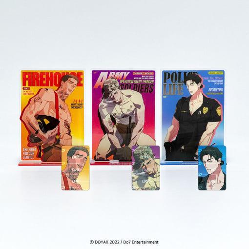 【公式正規】韓国限定　多層アクリルスタンド 韓国 コミック グッズ『Wet Sand アクリルスタンド＆フォトカード